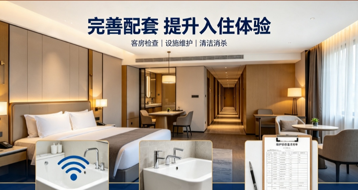 腾龙商务酒店完善配套，给宾客舒适住宿体验